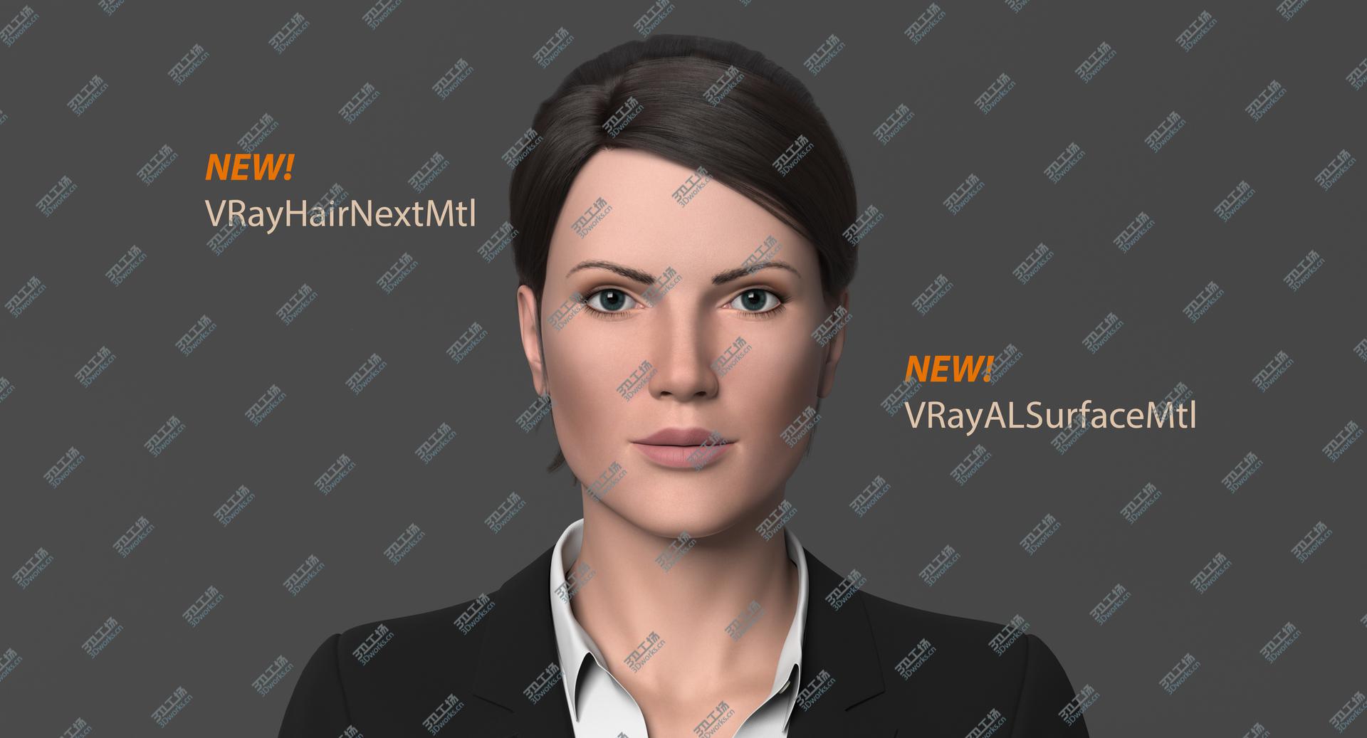 images/goods_img/202104092/3D Woman Rigged VRayNext/3.jpg